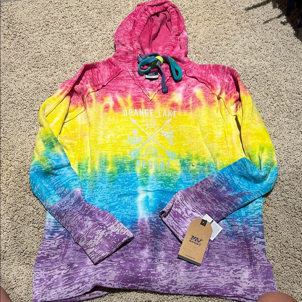 MV Sport Multicolor Tie-Dye Hoodie